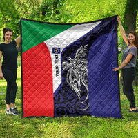 Personalised PNG Bougainville Quilt Bird of Paradise Tattoo Flag Motif - Polynesian Pride