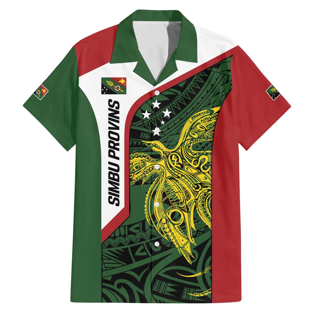 Personalised PNG Chimbu Province Family Matching Mermaid Dress and Hawaiian Shirt Bird of Paradise Tattoo Flag Motif - Polynesian Pride