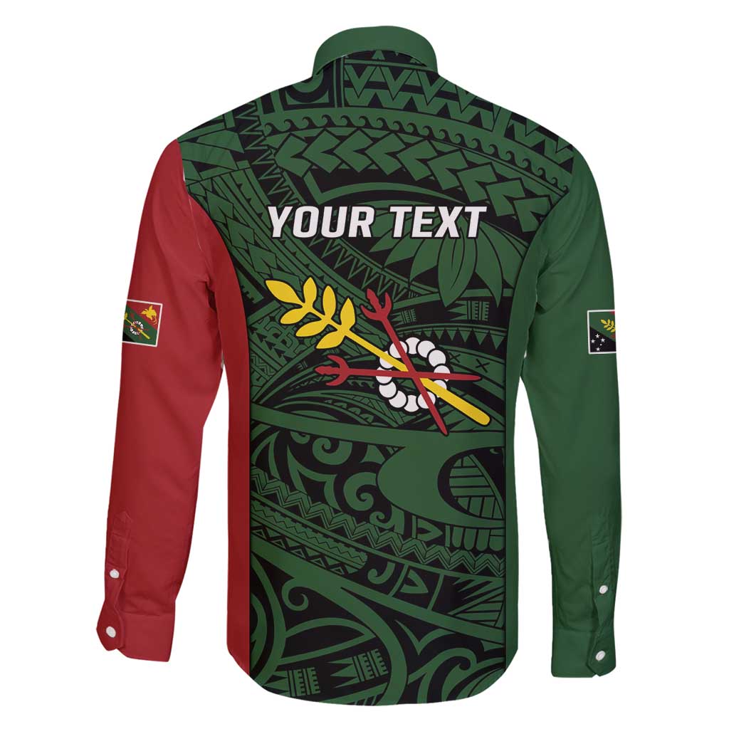 Personalised PNG Chimbu Province Family Matching Mermaid Dress and Hawaiian Shirt Bird of Paradise Tattoo Flag Motif - Polynesian Pride