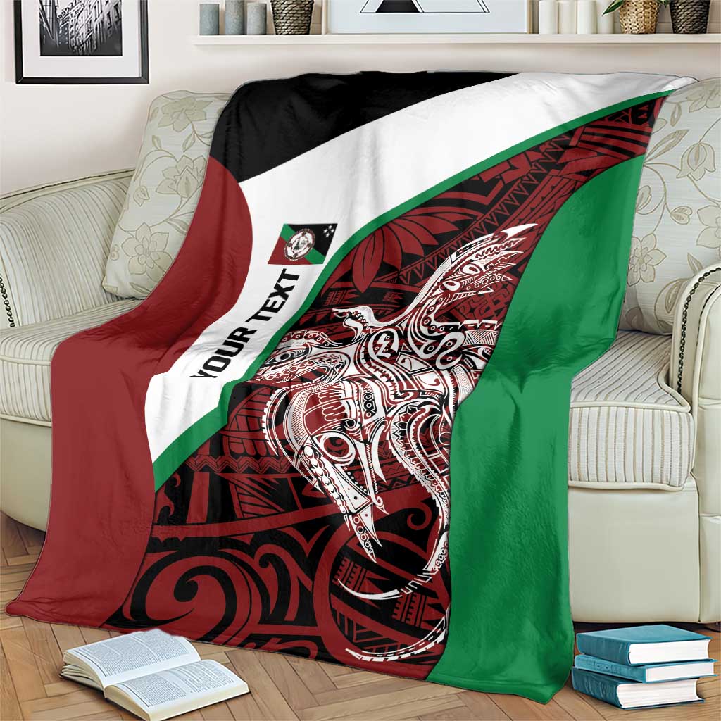 Personalised PNG East New Britain Province Blanket Bird of Paradise Tattoo Flag Motif - Polynesian Pride