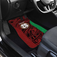 Personalised PNG East New Britain Province Car Mats Bird of Paradise Tattoo Flag Motif - Polynesian Pride