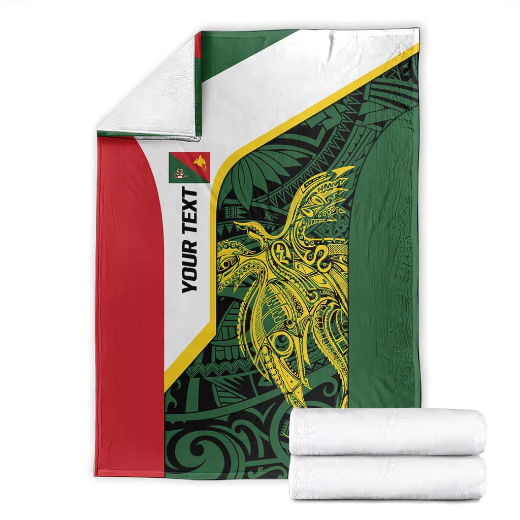 Personalised PNG East Sepik Province Blanket Bird of Paradise Tattoo Flag Motif - Polynesian Pride