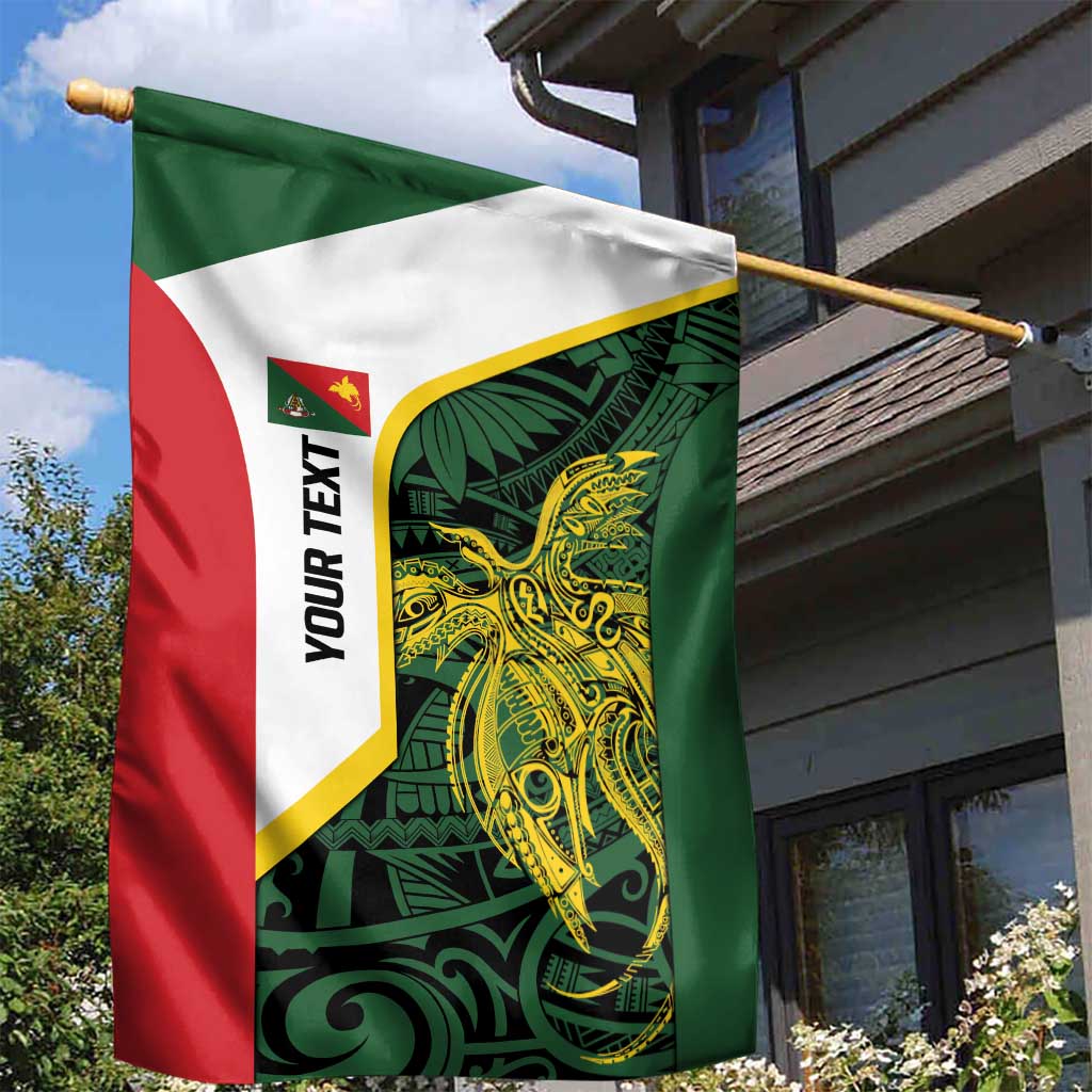 Personalised PNG East Sepik Province Garden Flag Bird of Paradise Tattoo Flag Motif - Polynesian Pride