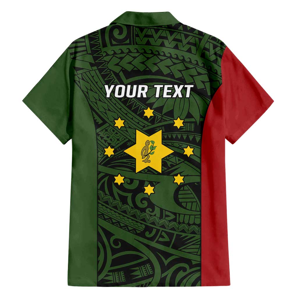 Personalised PNG Eastern Highlands Family Matching Summer Maxi Dress and Hawaiian Shirt Bird of Paradise Tattoo Flag Motif - Polynesian Pride