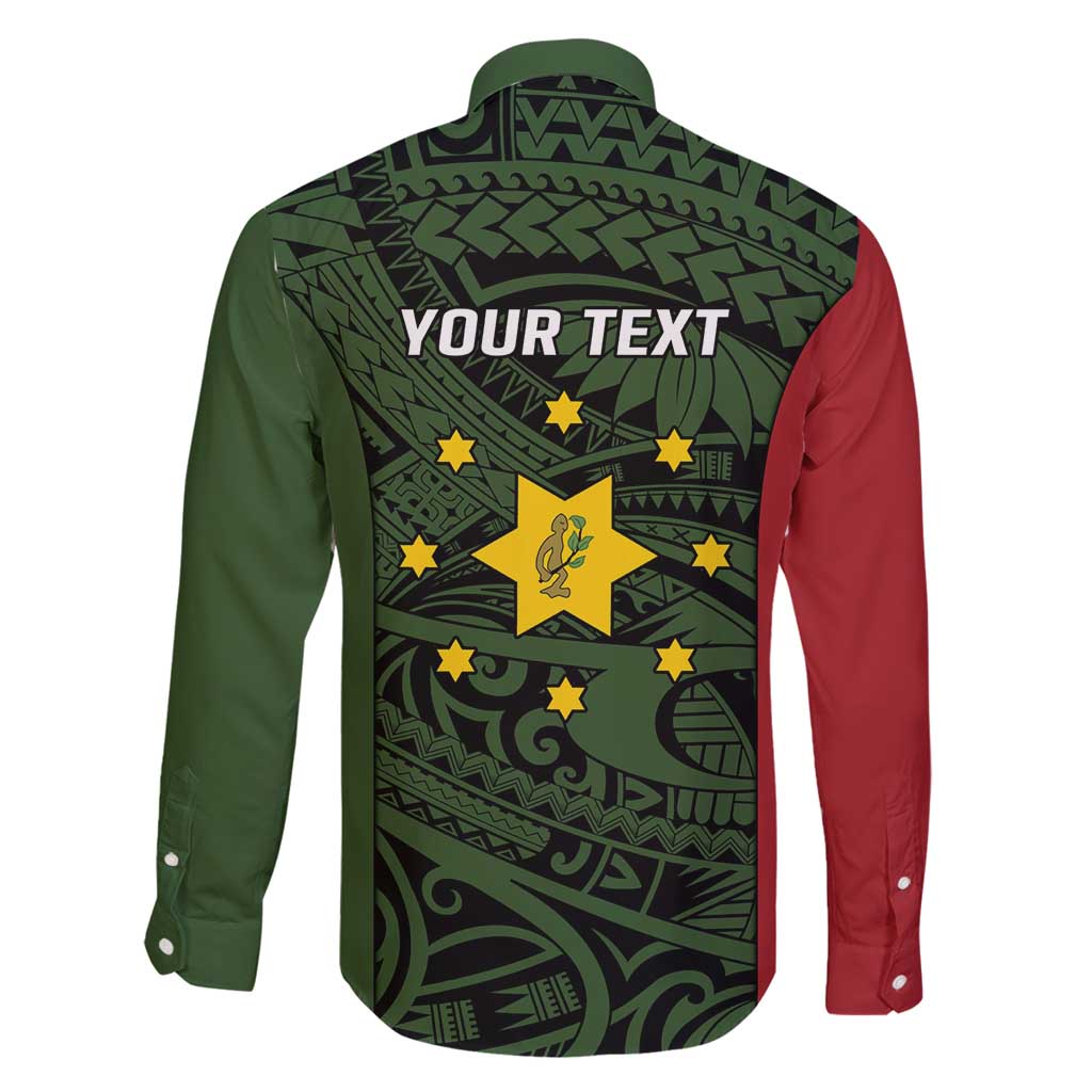 Personalised PNG Eastern Highlands Family Matching Summer Maxi Dress and Hawaiian Shirt Bird of Paradise Tattoo Flag Motif - Polynesian Pride