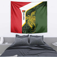 Personalised PNG Eastern Highlands Tapestry Bird of Paradise Tattoo Flag Motif - Polynesian Pride