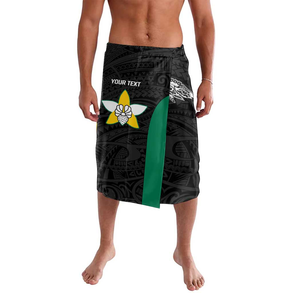 Personalised PNG Enga Province Lavalava Bird of Paradise Tattoo Flag Motif - Polynesian Pride