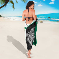 Personalised PNG Enga Province Sarong Bird of Paradise Tattoo Flag Motif - Polynesian Pride