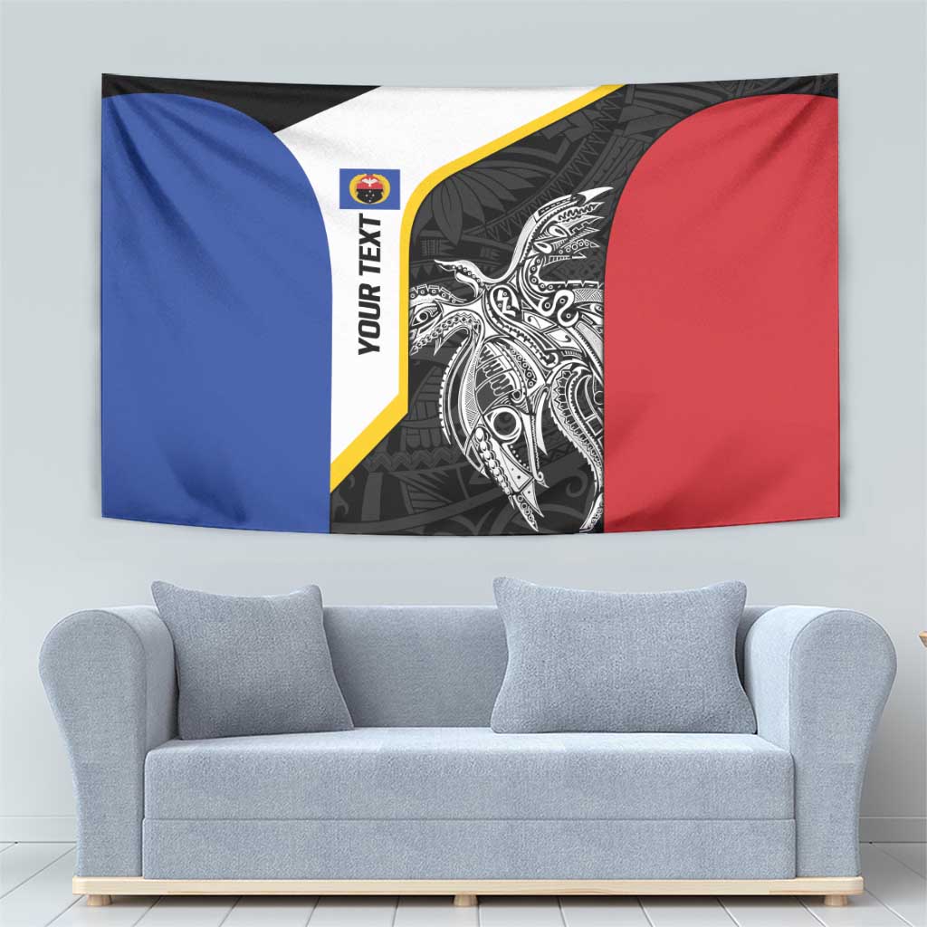 Personalised PNG Gulf Province Tapestry Bird of Paradise Tattoo Flag Motif - Polynesian Pride