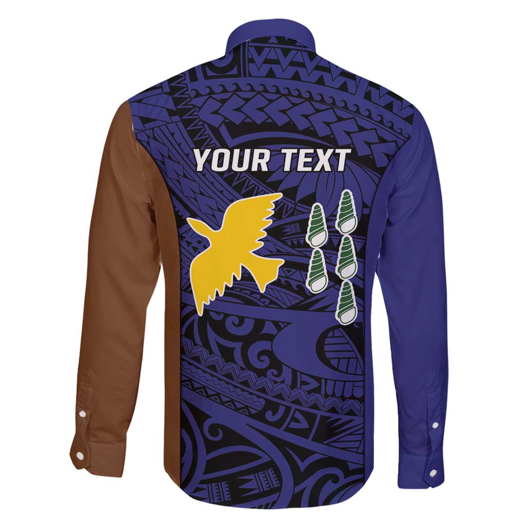 Personalised PNG Manus Province Family Matching Puletasi and Hawaiian Shirt Bird of Paradise Tattoo Flag Motif - Polynesian Pride