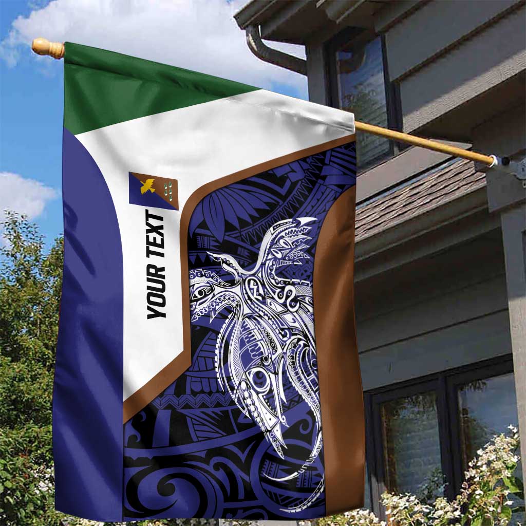 Personalised PNG Manus Province Garden Flag Bird of Paradise Tattoo Flag Motif - Polynesian Pride