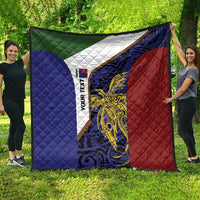 Personalised PNG Milne Bay Province Quilt Bird of Paradise Tattoo Flag Motif - Polynesian Pride