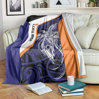 Personalised PNG New Ireland Blanket Bird of Paradise Tattoo Flag Motif - Polynesian Pride