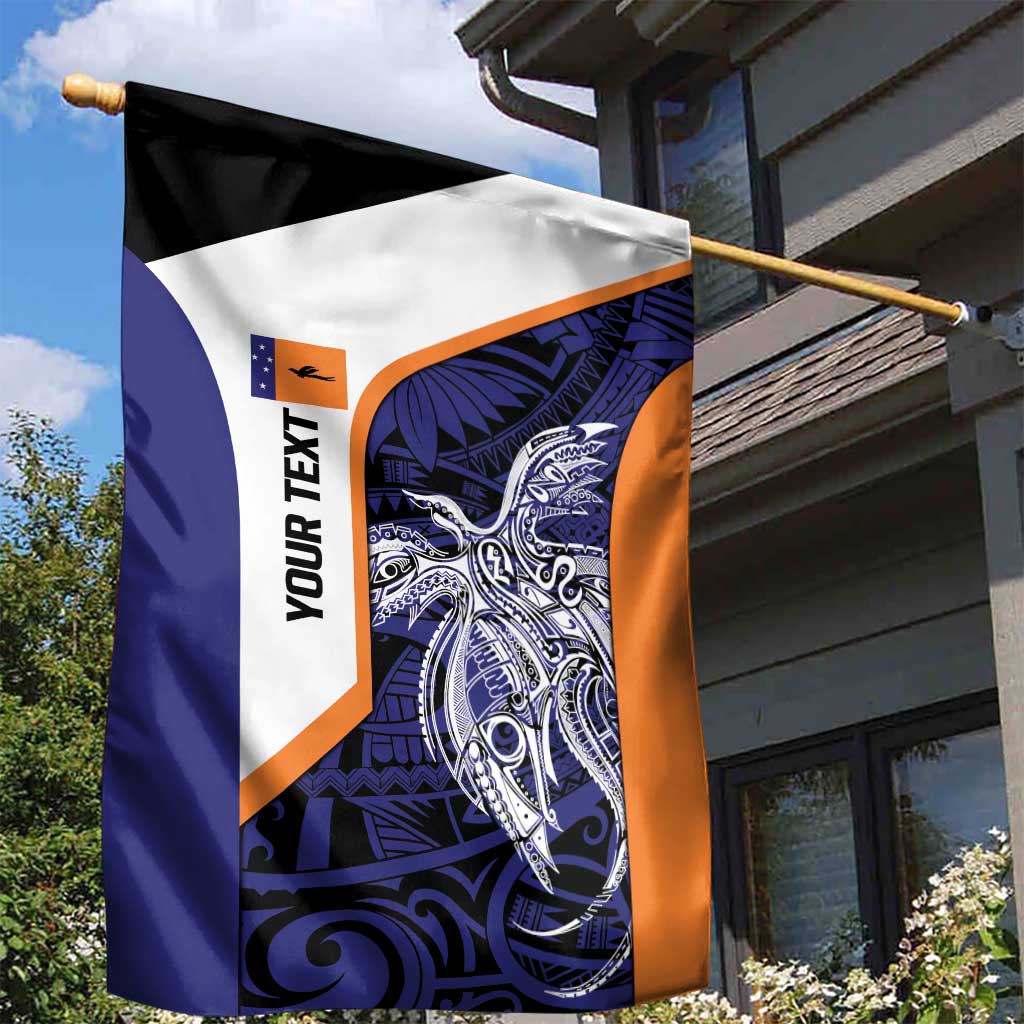 Personalised PNG New Ireland Garden Flag Bird of Paradise Tattoo Flag Motif - Polynesian Pride