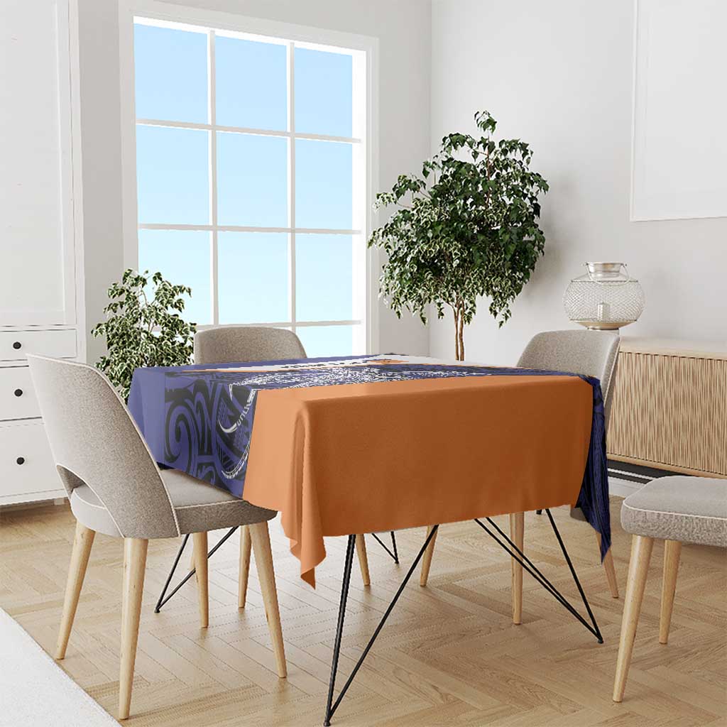 Personalised PNG New Ireland Tablecloth Bird of Paradise Tattoo Flag Motif - Polynesian Pride