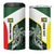 Personalised PNG Oro Province 4 in 1 Can Cooler Tumbler Bird of Paradise Tattoo Flag Motif - Polynesian Pride