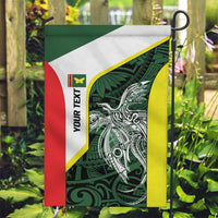 Personalised PNG Oro Province Garden Flag Bird of Paradise Tattoo Flag Motif - Polynesian Pride