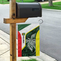 Personalised PNG Oro Province Garden Flag Bird of Paradise Tattoo Flag Motif - Polynesian Pride