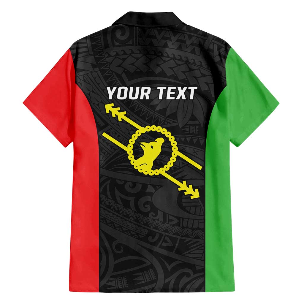 Personalised PNG Southern Highlands Province Family Matching Off Shoulder Short Dress and Hawaiian Shirt Bird of Paradise Tattoo Flag Motif - Polynesian Pride