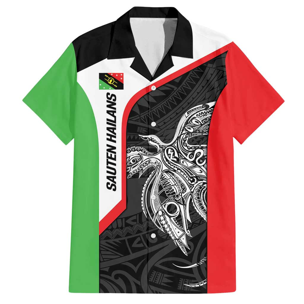 Personalised PNG Southern Highlands Province Family Matching Summer Maxi Dress and Hawaiian Shirt Bird of Paradise Tattoo Flag Motif - Polynesian Pride