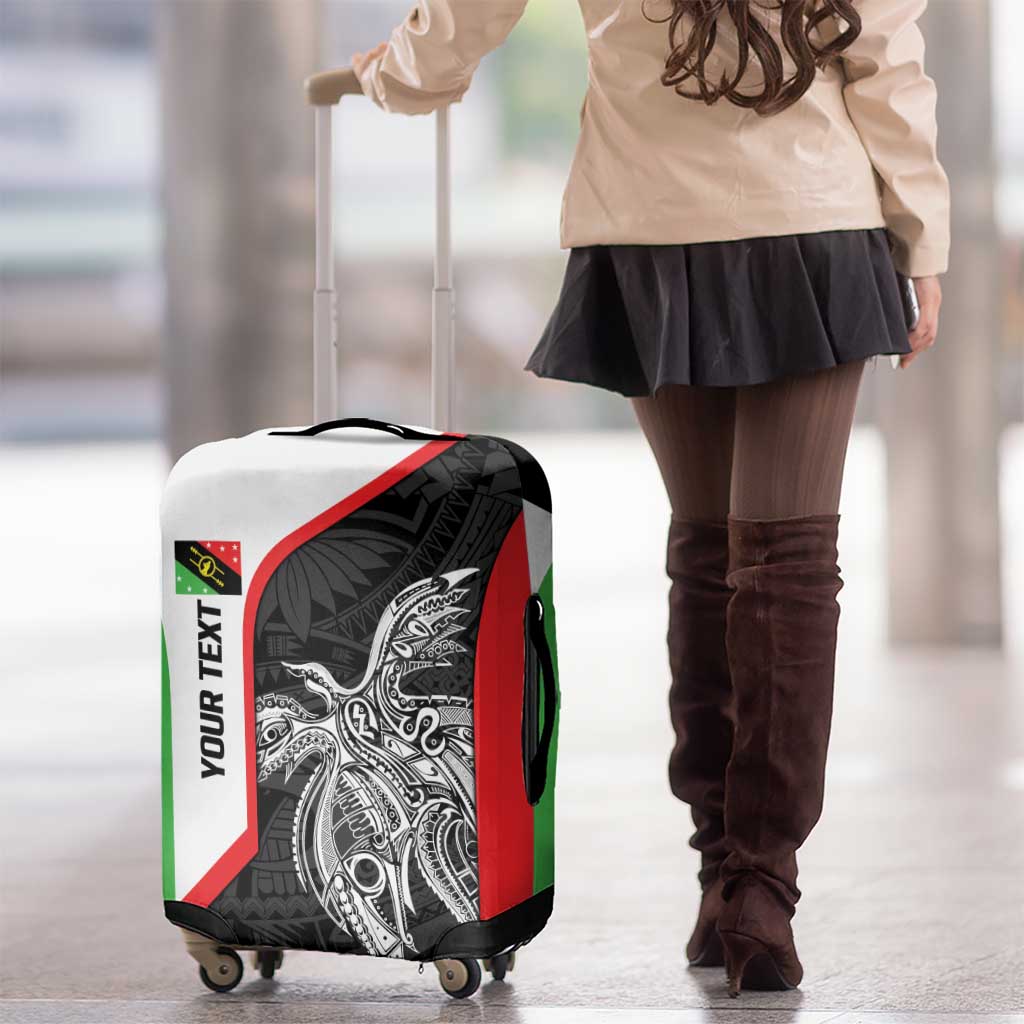 Personalised PNG Southern Highlands Province Luggage Cover Bird of Paradise Tattoo Flag Motif - Polynesian Pride