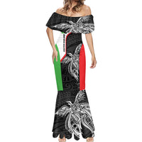 Personalised PNG Southern Highlands Province Mermaid Dress Bird of Paradise Tattoo Flag Motif - Polynesian Pride