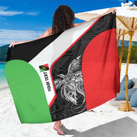 Personalised PNG Southern Highlands Province Sarong Bird of Paradise Tattoo Flag Motif - Polynesian Pride