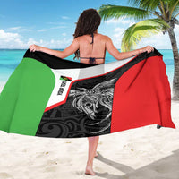 Personalised PNG Southern Highlands Province Sarong Bird of Paradise Tattoo Flag Motif - Polynesian Pride