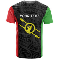 Personalised PNG Southern Highlands Province T Shirt Bird of Paradise Tattoo Flag Motif - Polynesian Pride