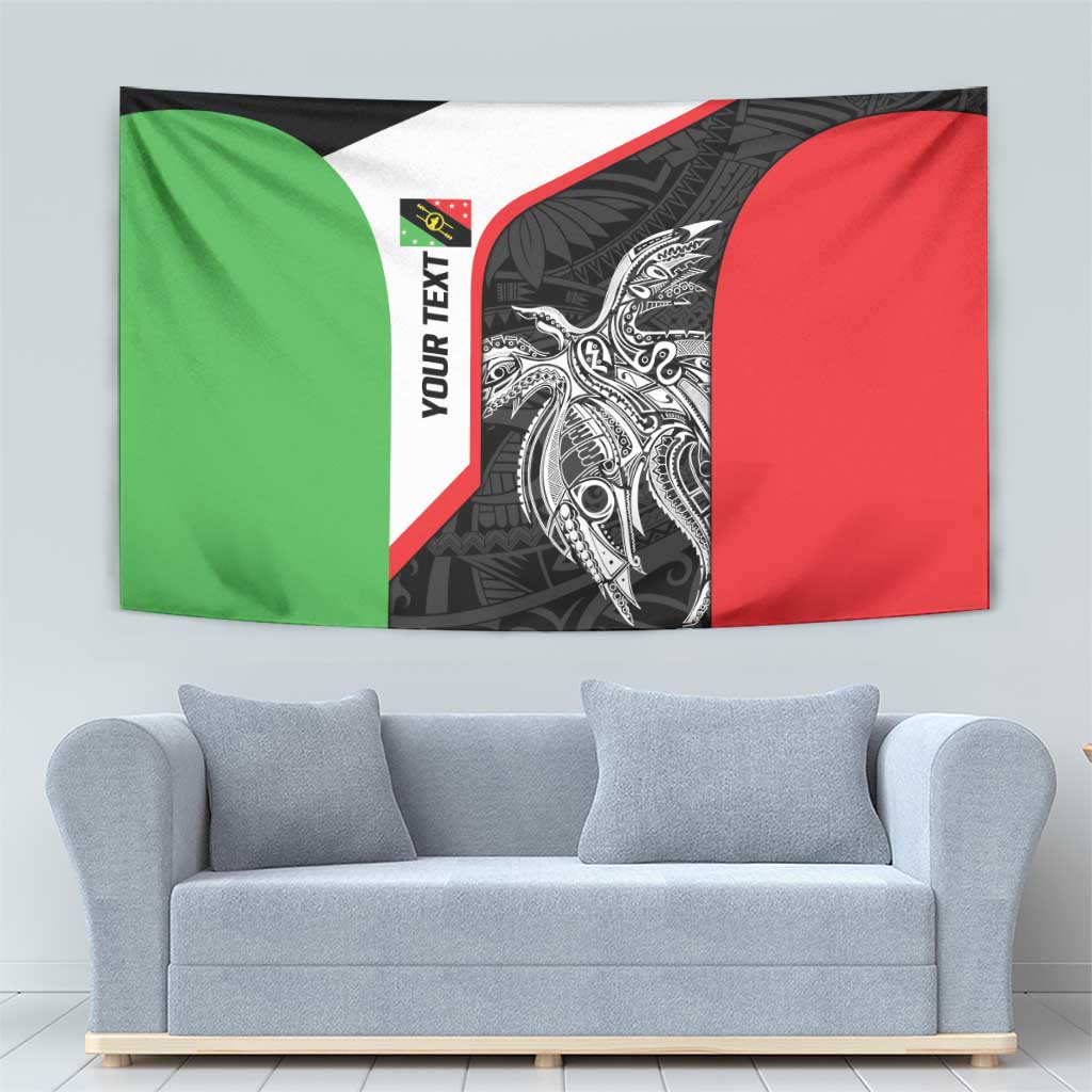 Personalised PNG Southern Highlands Province Tapestry Bird of Paradise Tattoo Flag Motif - Polynesian Pride