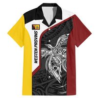 Personalised PNG Western Province Family Matching Mermaid Dress and Hawaiian Shirt Bird of Paradise Tattoo Flag Motif - Polynesian Pride