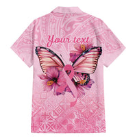 Faith Hope Love Butterfly Ribbon Personalised Family Matching Mermaid Dress and Hawaiian Shirt