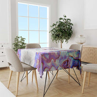 Custom New Zealand Aotearoa Tablecloth Pink Maori Paua Shell Indigenous - Polynesian Pride