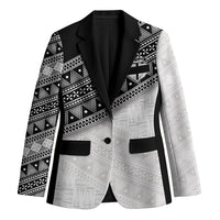 2026 Autumn Rugby Nations Fiji Custom Blazer Fijian Tapa Tribal Lauhala Inspired LT9 Unisex Black - Polynesian Pride
