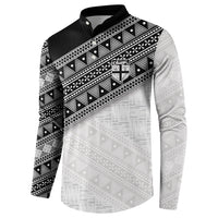 2026 Autumn Rugby Nations Fiji Custom Button Sweatshirt Fijian Tapa Tribal Lauhala Inspired LT9 - Polynesian Pride