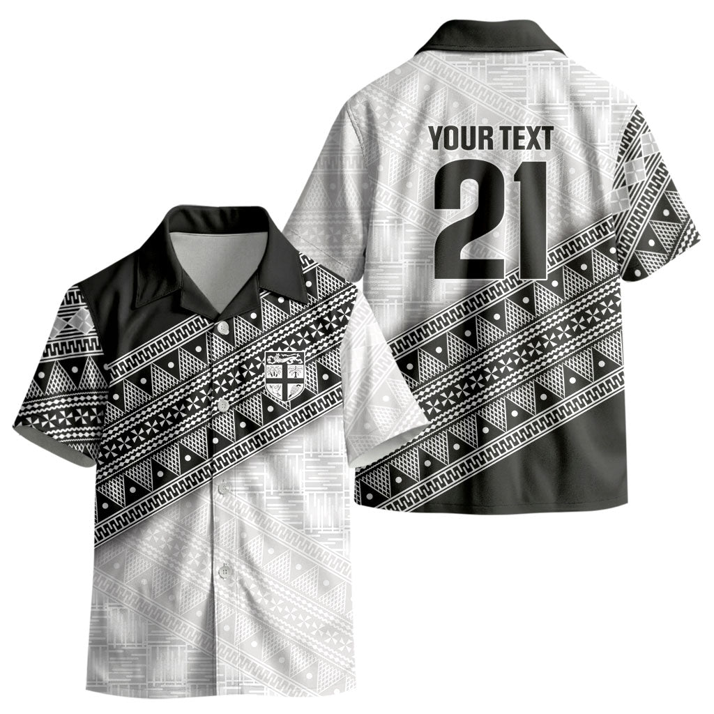 2026 Autumn Rugby Nations Fiji Custom Kid Hawaiian Shirt Fijian Tapa Tribal Lauhala Inspired LT9 - Polynesian Pride