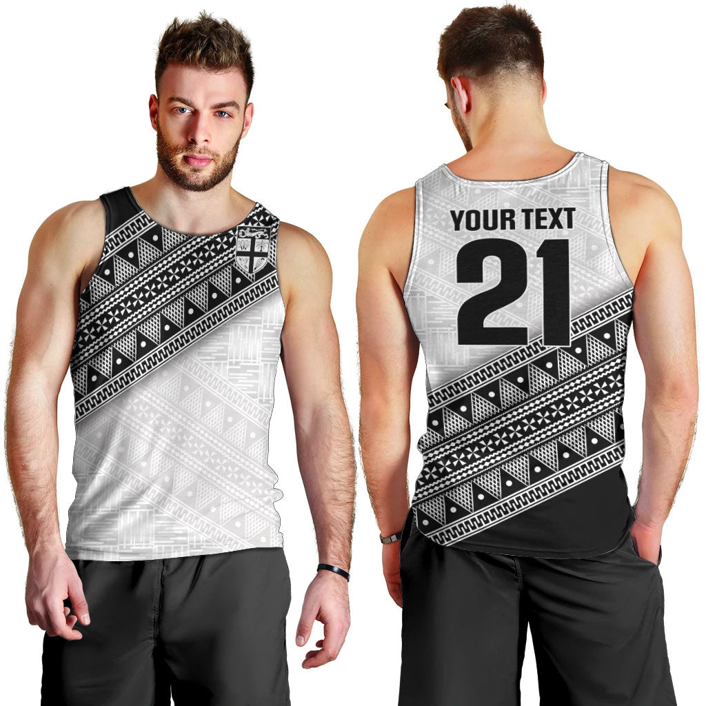 2026 Autumn Rugby Nations Fiji Custom Men Tank Top Fijian Tapa Tribal Lauhala Inspired LT9 - Polynesian Pride
