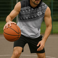 2026 Autumn Rugby Nations Fiji Custom Sleeveless Hoodie Fijian Tapa Tribal Lauhala Inspired LT9 - Polynesian Pride