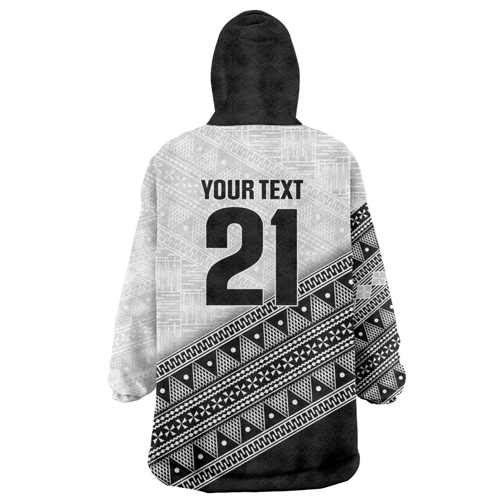 2026 Autumn Rugby Nations Fiji Custom Wearable Blanket Hoodie Fijian Tapa Tribal Lauhala Inspired LT9 - Polynesian Pride