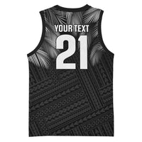 2026 Autumn Rugby Nations Fiji Custom Basketball Jersey Fijian Palm Leaf Tapa Tribal Inspired LT9 - Polynesian Pride