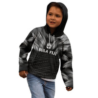2026 Autumn Rugby Nations Fiji Custom Kid Hoodie Fijian Palm Leaf Tapa Tribal Inspired LT9 - Polynesian Pride