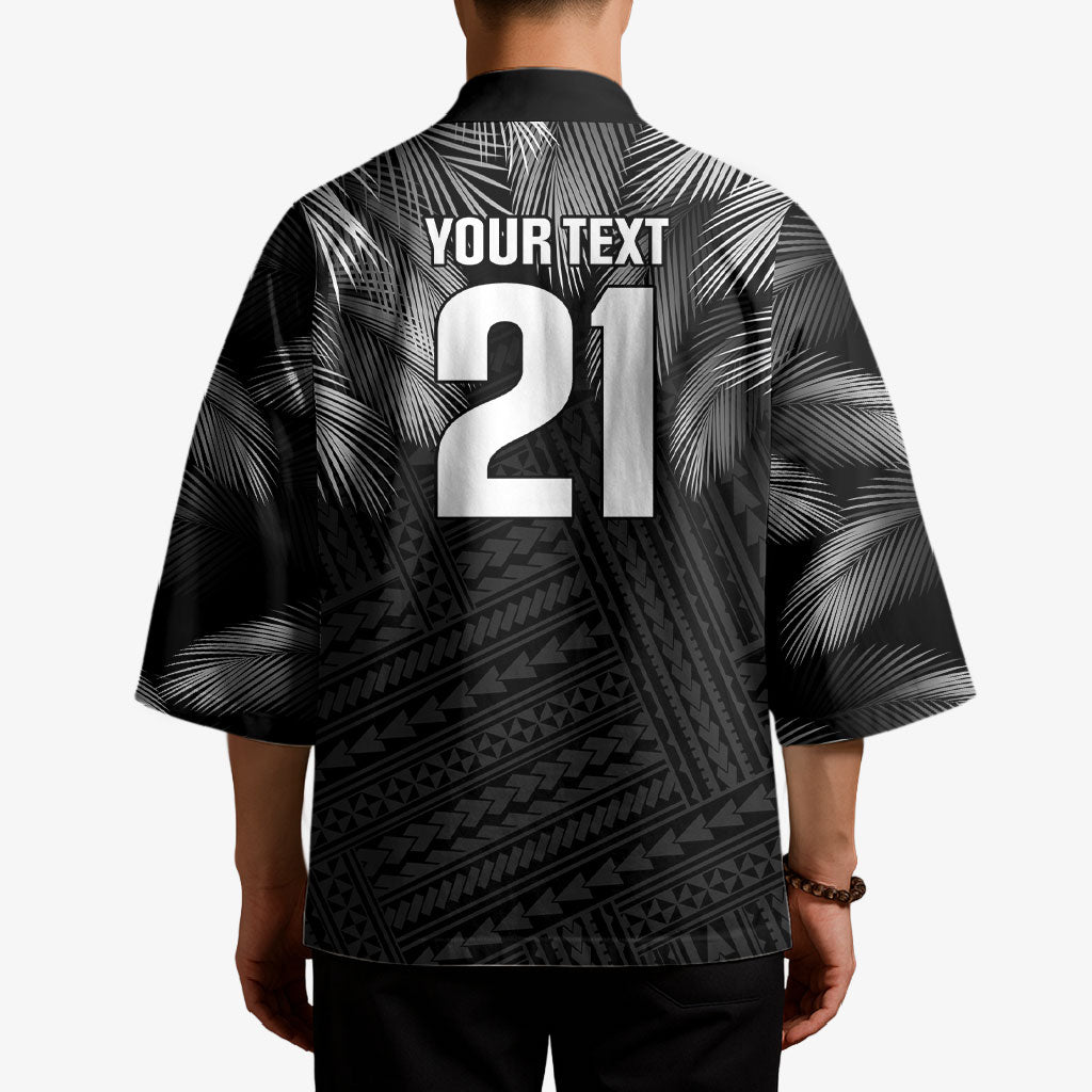 2026 Autumn Rugby Nations Fiji Custom Kimono Fijian Palm Leaf Tapa Tribal Inspired LT9 - Polynesian Pride
