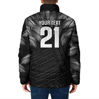 2026 Autumn Rugby Nations Fiji Custom Padded Jacket Fijian Palm Leaf Tapa Tribal Inspired LT9 - Polynesian Pride