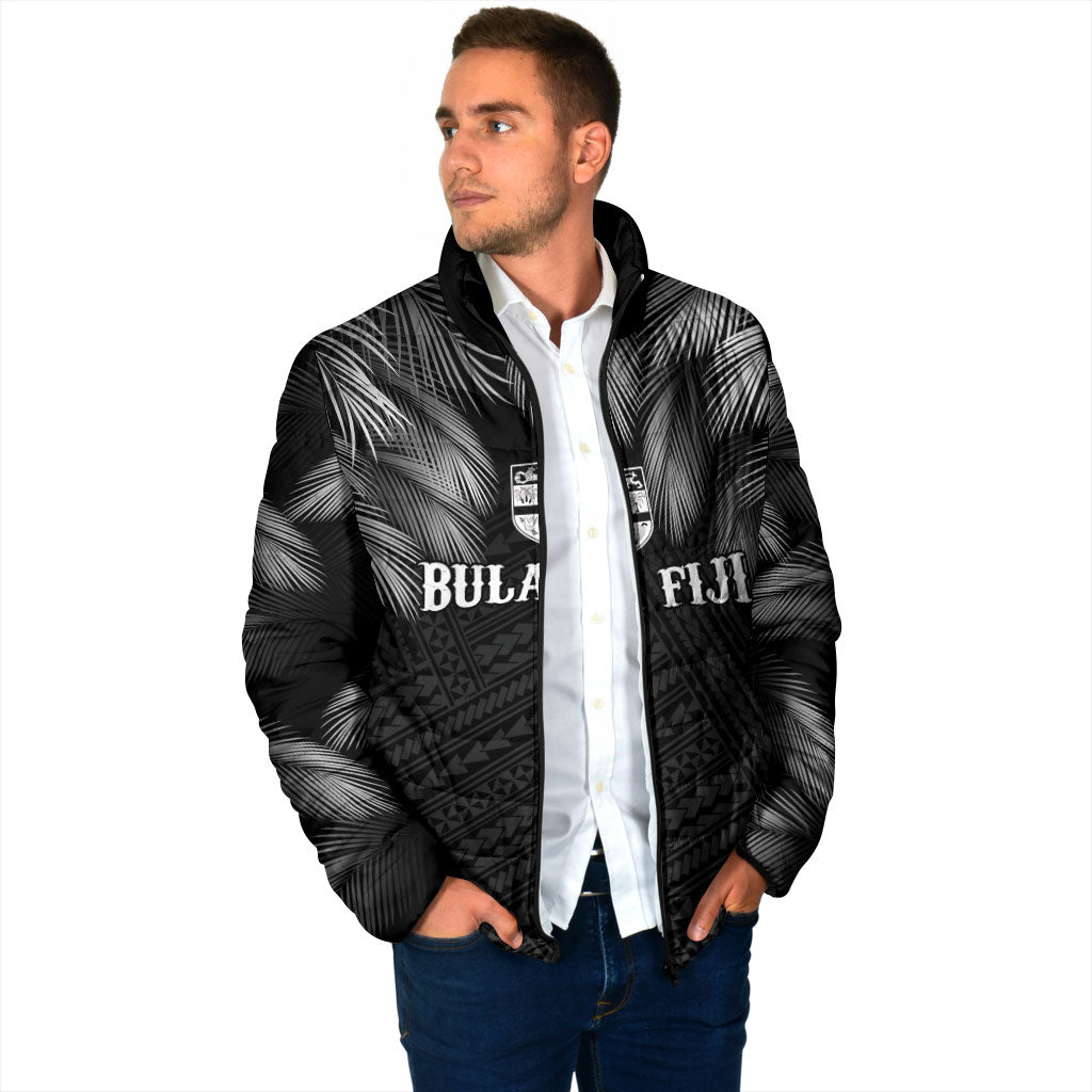 2026 Autumn Rugby Nations Fiji Custom Padded Jacket Fijian Palm Leaf Tapa Tribal Inspired LT9 - Polynesian Pride