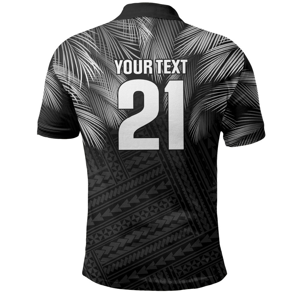 2026 Autumn Rugby Nations Fiji Custom Polo Shirt Fijian Palm Leaf Tapa Tribal Inspired LT9 - Polynesian Pride