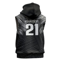 2026 Autumn Rugby Nations Fiji Custom Sleeveless Hoodie Fijian Palm Leaf Tapa Tribal Inspired LT9 - Polynesian Pride