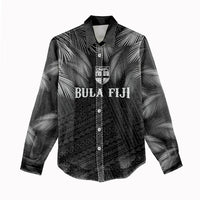 2026 Autumn Rugby Nations Fiji Custom Women Casual Shirt Fijian Palm Leaf Tapa Tribal Inspired LT9 - Polynesian Pride