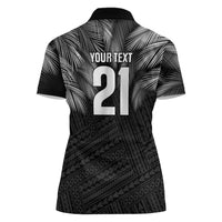 2026 Autumn Rugby Nations Fiji Custom Women Polo Shirt Fijian Palm Leaf Tapa Tribal Inspired LT9 - Polynesian Pride