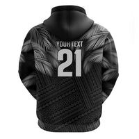 2026 Autumn Rugby Nations Fiji Custom Zip Hoodie Fijian Palm Leaf Tapa Tribal Inspired LT9 - Polynesian Pride
