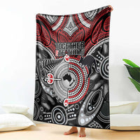 Aotearoa and Australia Blanket New Zealand Honour The Treaty Ake!Ake!Ake!